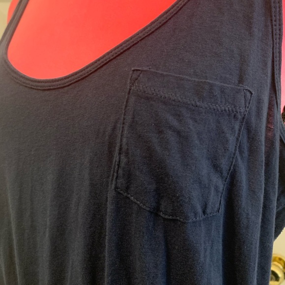 Like new H&M blue scoop-neck dress w/elastic waist - Picture 6 of 7